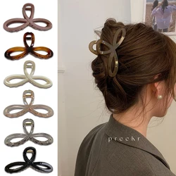 Nieuwe Zachte Kleur Haarclip Grote Jelly Shark Clip Voor Vrouwen Meisjes Elegante Haarspeld Plaat Haar Hoofddeksels Badclip