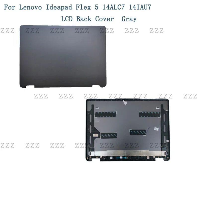 ZZ For Lenovo Ideapad Flex 5 14ALC7 14IAU7 5CB1H71416 Back Cover Rear Lid Metal