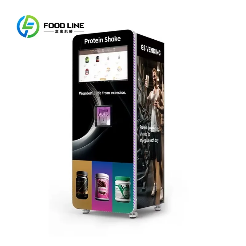 Customized size High-performance protein shake vending machine for gym fitness