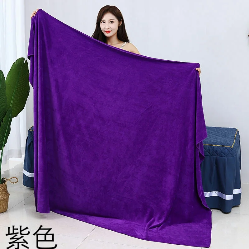 Beauty salon bath towel, oversized for men and women's home use, shower hotel, absorbent and quick drying large towel