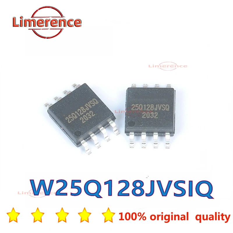 

10-100 шт. W25Q128JVSIQ WINBOND 25Q128JVSQ W25Q128JVSQ W25Q128 SOP-8 чип флэш-памяти IC 8-SOIC оригинальный и новый