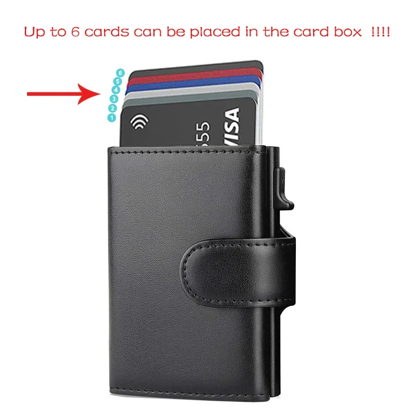 

Мужской кошелек-трифолд с защитой от RFID, из микрофибры и натуральной кожи, с отделениями для карт и монет, для повседневного использования