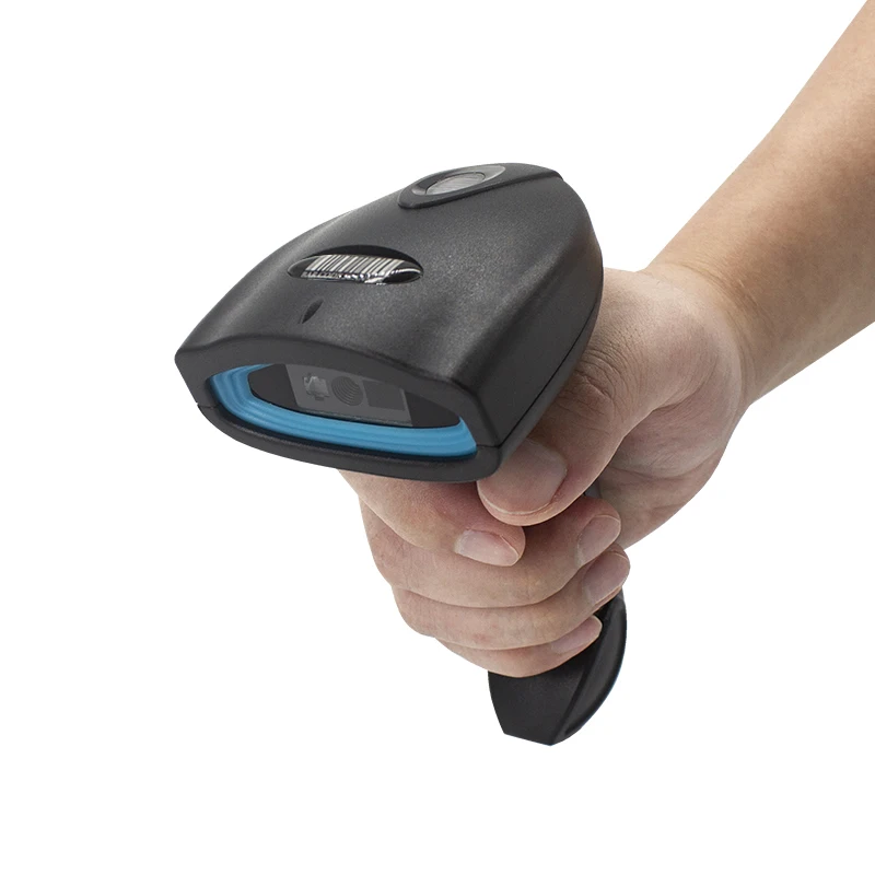 2D Barcode Scanner Wireless Bluetooth Portable Handheld 1D/2D QR Code Reader Quick Identify Bar code CMOS for Retail Warehouse