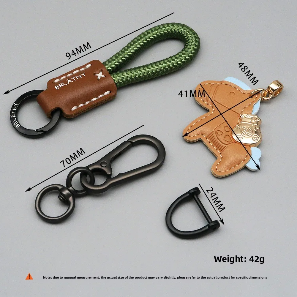 Neue Leder Schlüsselbund INS Cartoon Handy Lanyard Nettes Pferd Hängen Ornament Geschenk