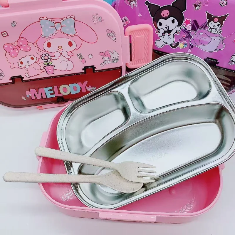 

Горячий Sanrio Sy2 Girl Ланч-бокс Hello Kitty Kawaii Аниме Милый модный портативный изоляционный ланч-бокс Подарок Товары для дома Новый стиль