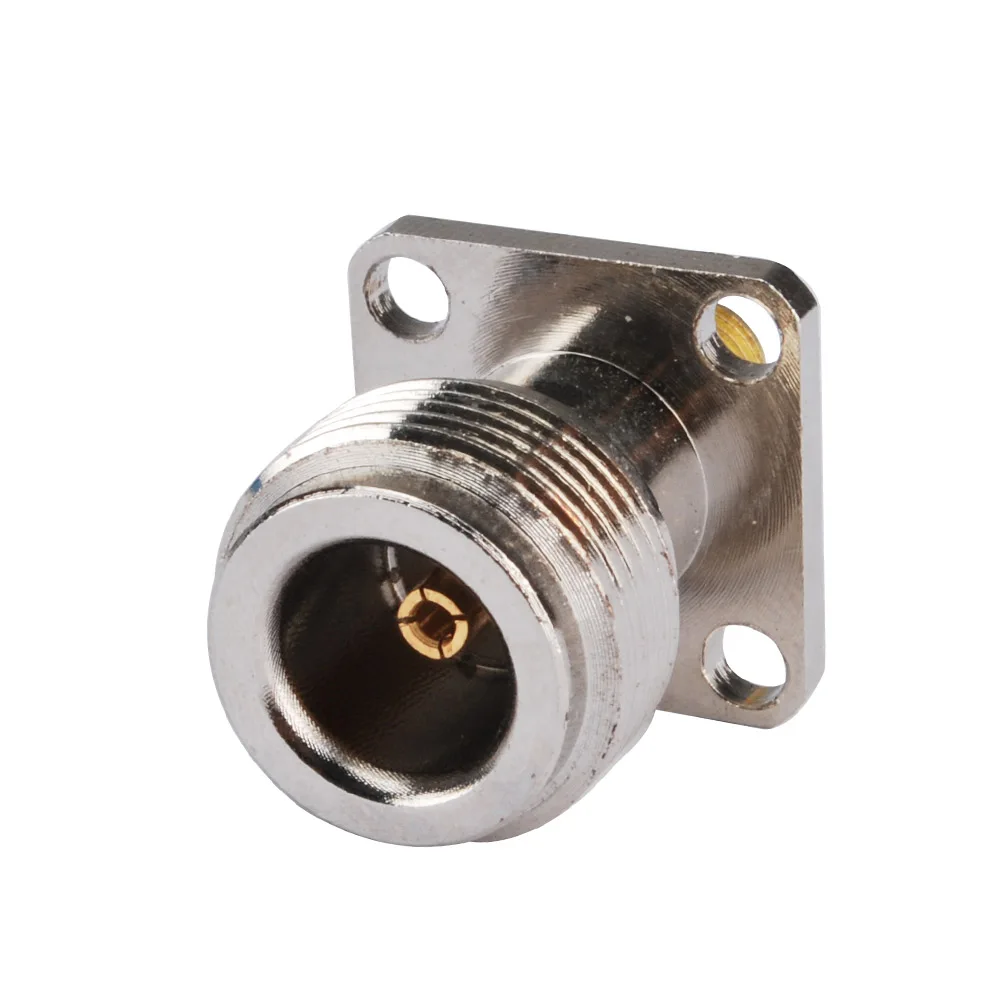 Superbat N Jack Vrouw Naar Sma Jack Vrouwelijke Adapter Rechte 4 Hole Flens Rf Coaxiale Connector