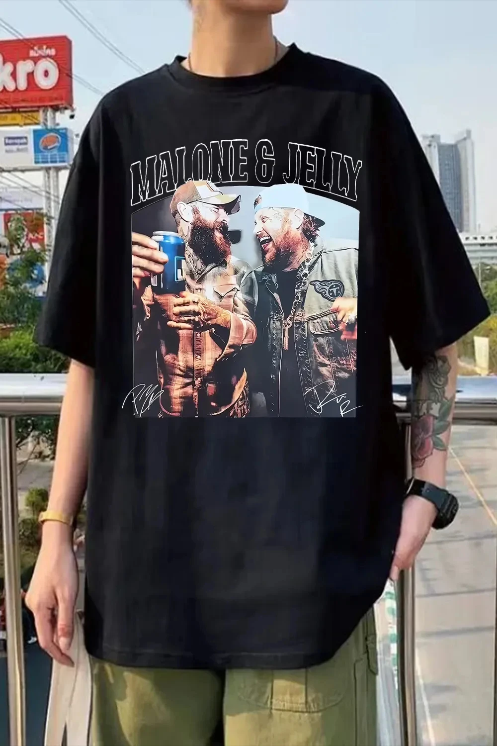 Casual Hip Hop 2026 Post Malone Graphic TShirt Mens Womens Cotton Tee Summer Casual Short Sleeve Round Neck Clothing Unisex