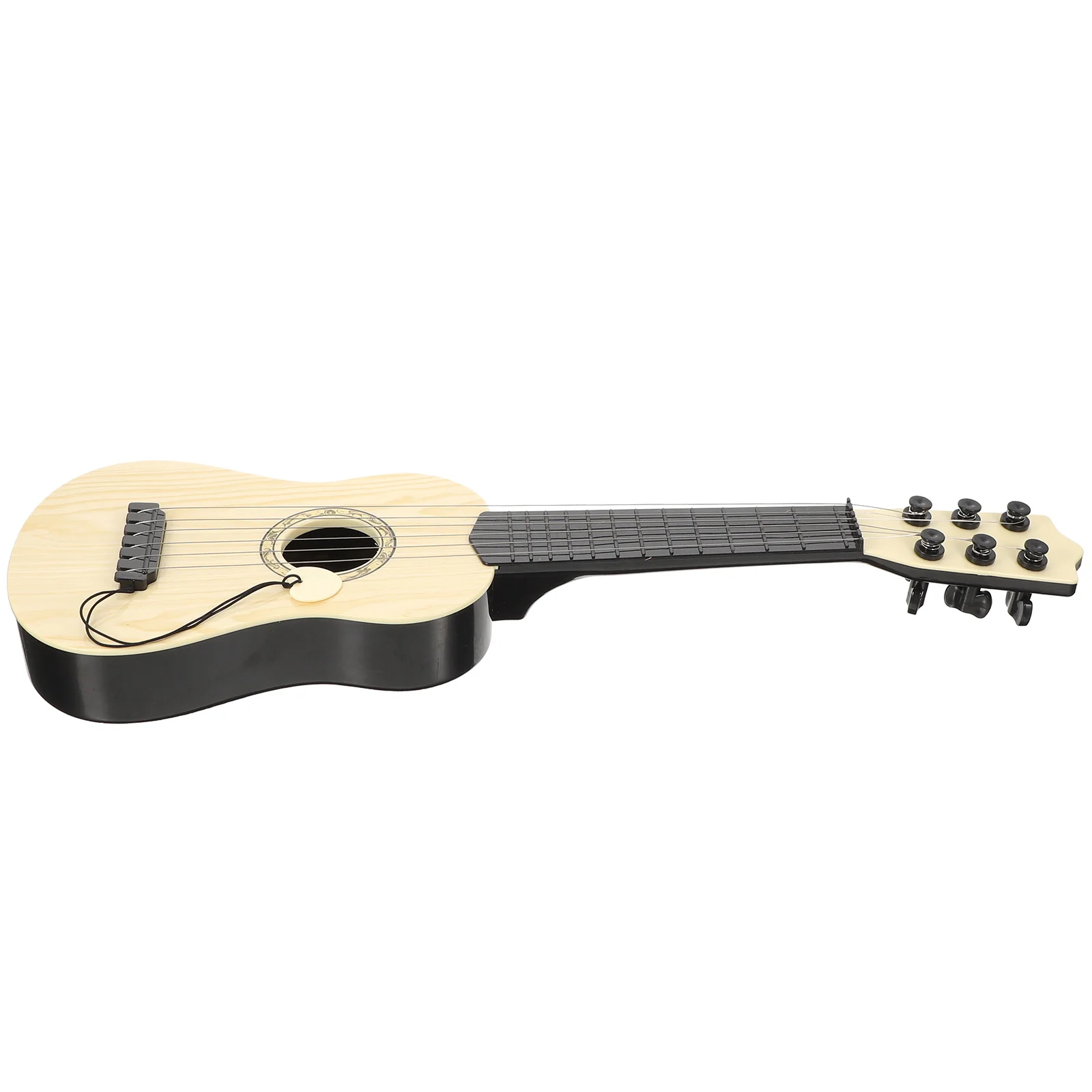 Brinquedo de guitarra infantil para meninos, instrumento musical para iniciantes, ukulele de plástico