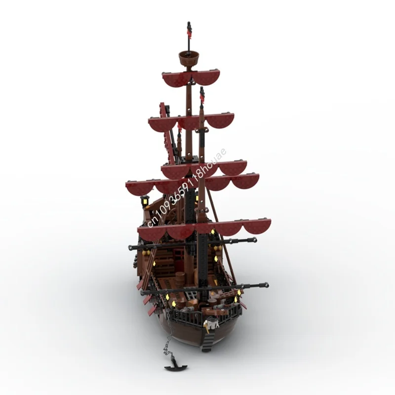 1089pcs MOC Poort Sauvage Loup De Mer Piratesed Model Building Kerstcadeaus Blokken Architectuur Monteren DIY Speelgoed Baksteen Kids