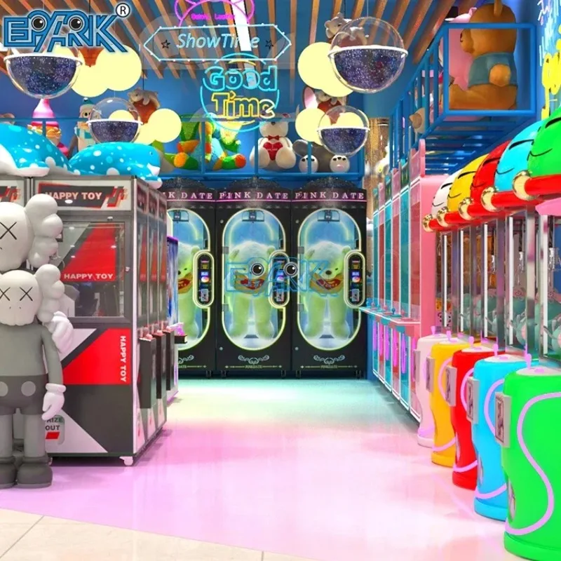 

Coin Operated Game Machine Pink Date Cut Gift Game Arcade Machine Claw Machines