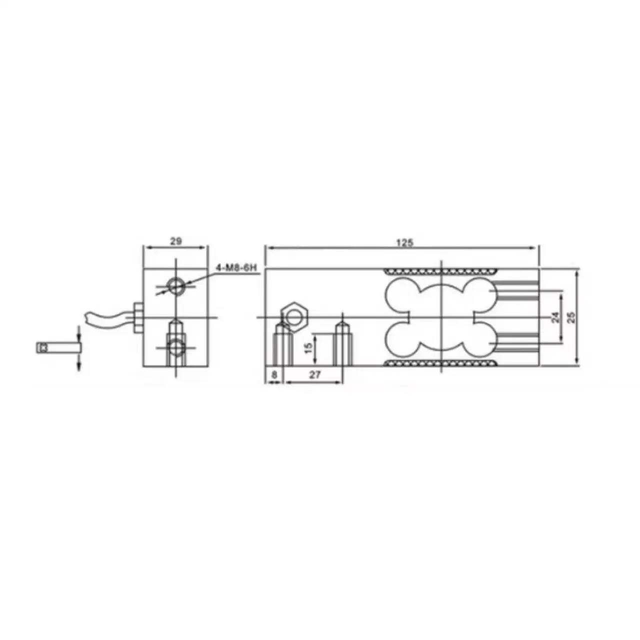 رائجة البيع Keli UH الاستشعار سبائك الصلب IP66-تصنيف مستشعر الوزن الصناعي أجهزة استشعار القوة الحاملة وخلايا الحمل #6