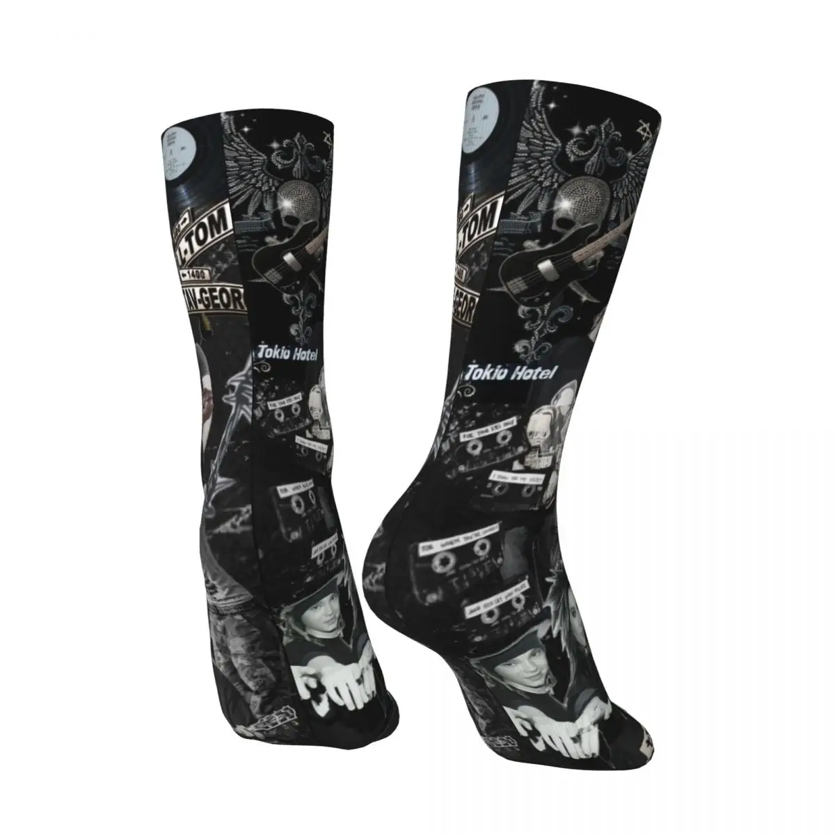 Tokio Hotel Band Crew Chaussettes unisexes, Chaussettes chaudes Happy Style Street, Chaussettes en élan, RNCan