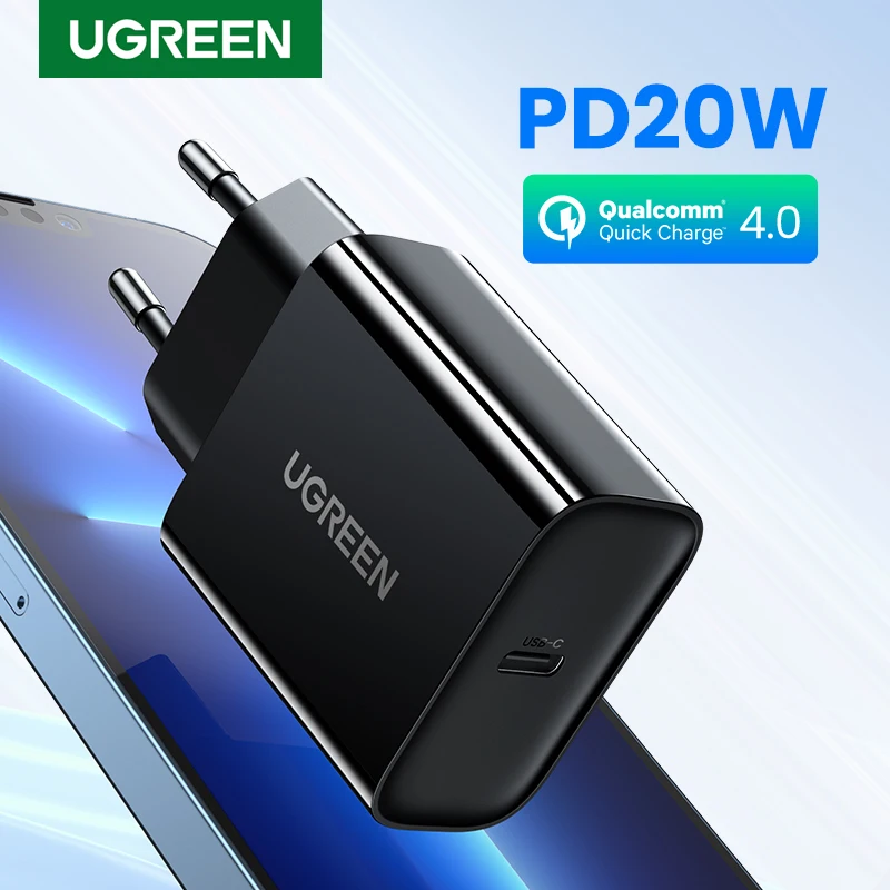 

UGREEN PD Charger 20W Fast USB Type C Charger for iPhone 16 15 Quick 4.0 3.0 USB Charger for Xiaomi Samung Mobile Phone Charger