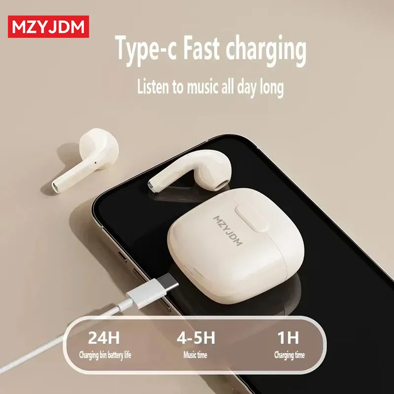 MZYDM TWS سماعات لاسلكية A2 Pro بلوتوث 5.3 سماعات رياضية للحد من الضوضاء داخل الأذن سماعات مقاومة للماء مع ميكروفون