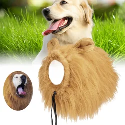 ZK40 1PC Fashionable Synthetic Fiber Pet Dog Puppy Wig For Festival Party Cosplay
