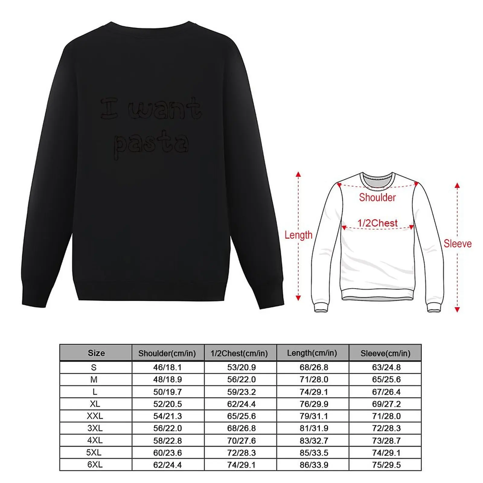 Master of None - I want pasta Pullover men's coat men's autumn clothes graphic t shirts men tracksuit sweatshirt for men
