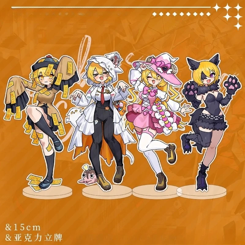 Limbus Company Yi Sang Acrylic Stand Faust Toy Model Figure Display Anime Goods Collection Desk Decoration Ornament Accesorios