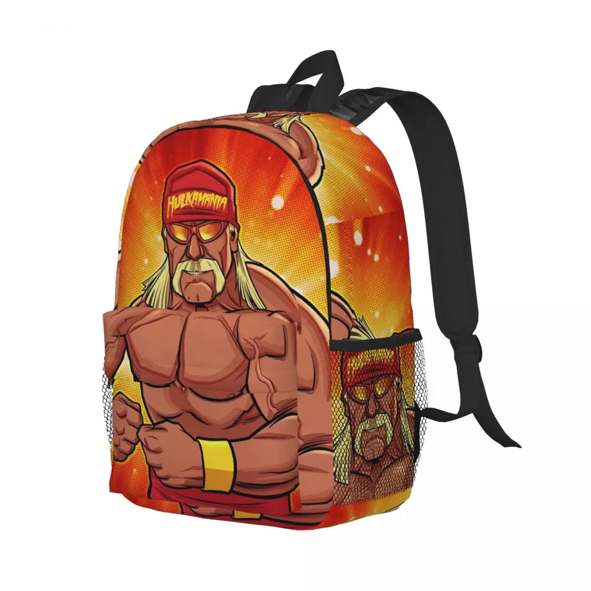 

Рюкзак Hulk Hogan Hulkamania, студенческая сумка для книг для мальчиков и девочек, детская школьная сумка, сумки на плечо для ноутбука для мужчин и женщин