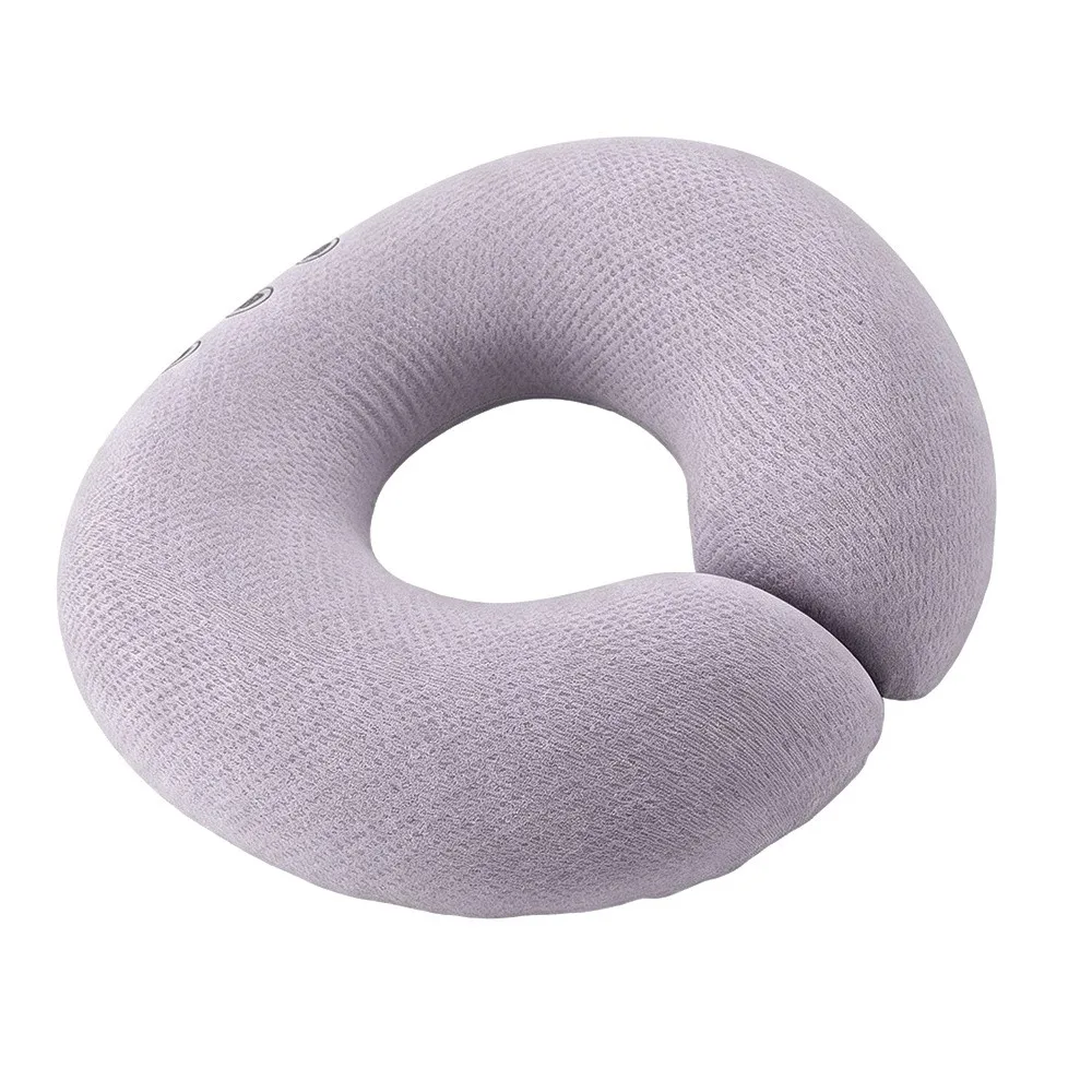 Soft Rebound Facial Massage Pillow U-Shaped Memory Foam Face Down Prone Cushion Hollow Face Contoured Support Memory Foam Pillow
