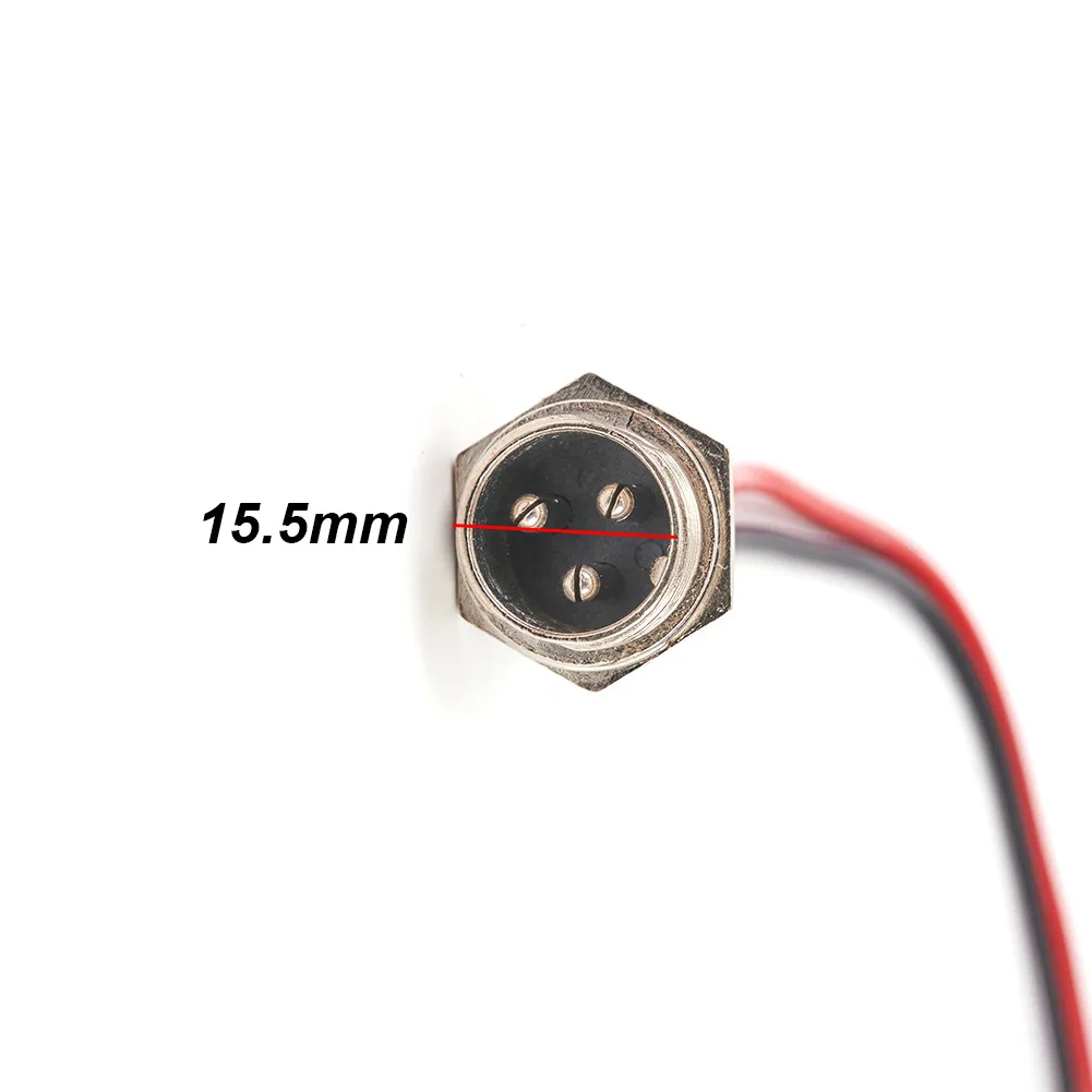 3 Pin 3 Pole Connector 2 Wire Hoverboard Charging Port Hoverboard Charger Cable for Electric Scooter