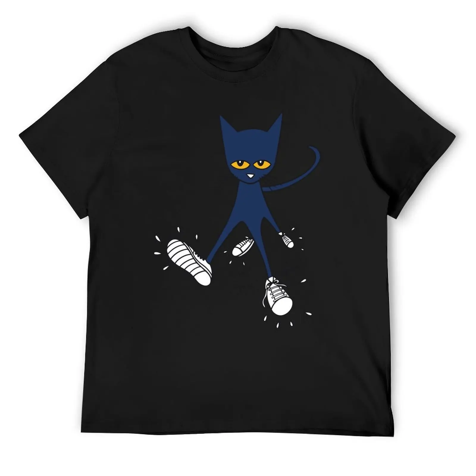 

Pete the cat T-Shirt graphic tee shirt basketball graphic tees summer top oversized t shirt men