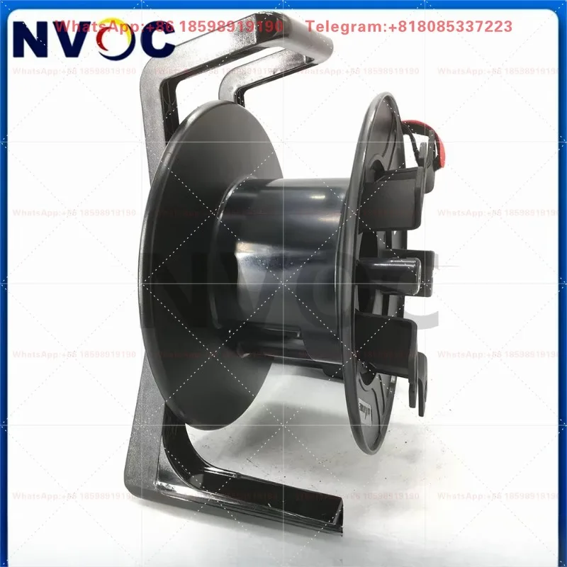 Portable RetractableOptical Cable Reel Bobbin Tray for Outdoor Military Telecommunications With Empty Handle