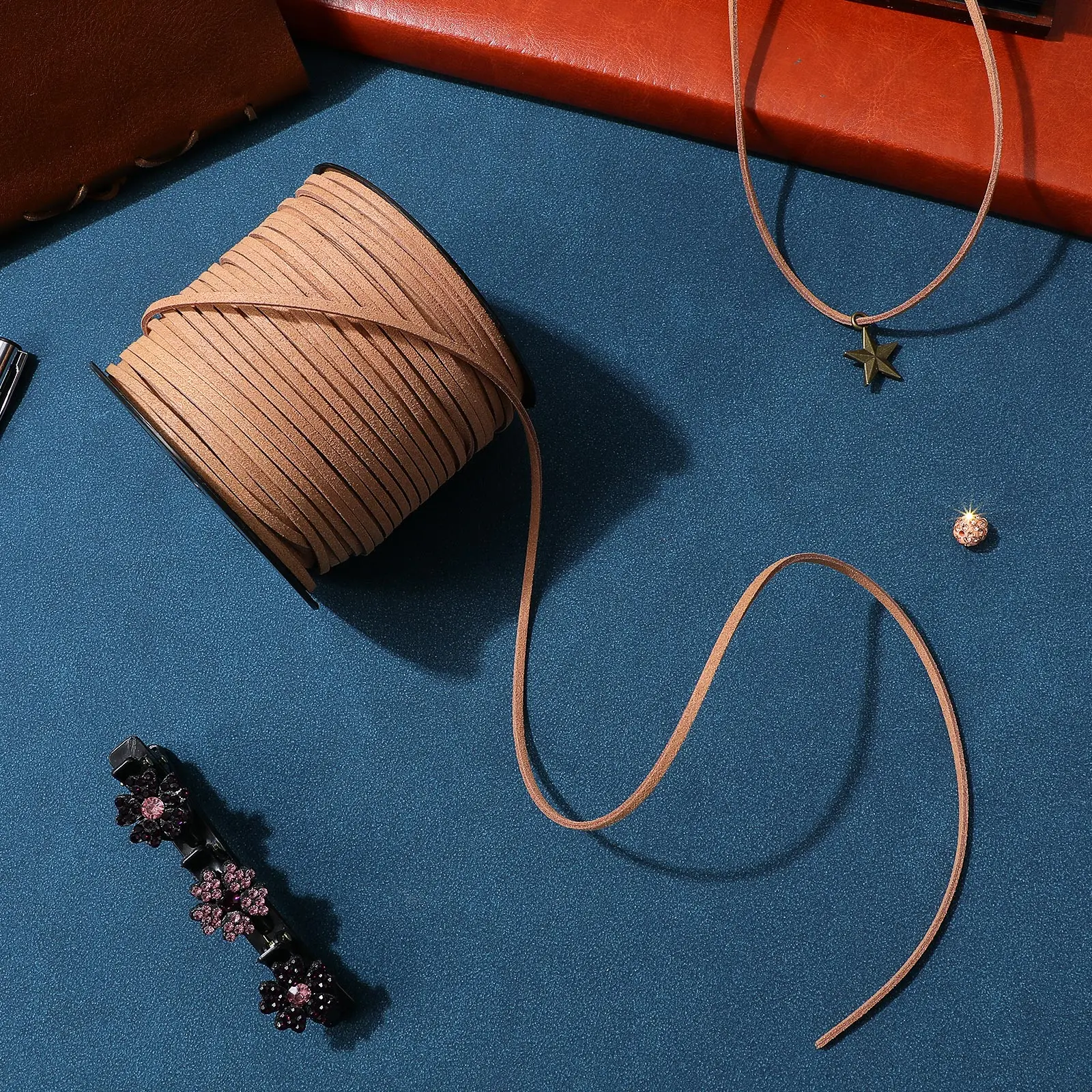 

Faux DIY Jewelry Making Artificial Suede Jewelry Making Thread Rope Necklace Bracelet Craft Supplies Strong Durable