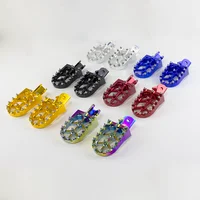 Para HONDA CRF150F CRF230F CRF150 CRF230 F CRF 150F 230F 230 F reposapiés de motocicleta apoyapiés reposapiés Pedal accesorios CNC