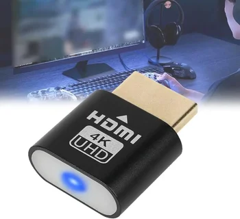 Adaptateur d'affichage virtuel HDMI 4K, dispositif de Streaming, affichage virtuel, adaptateur d'affichage sans fil haute résolution, émulateur, prise factice