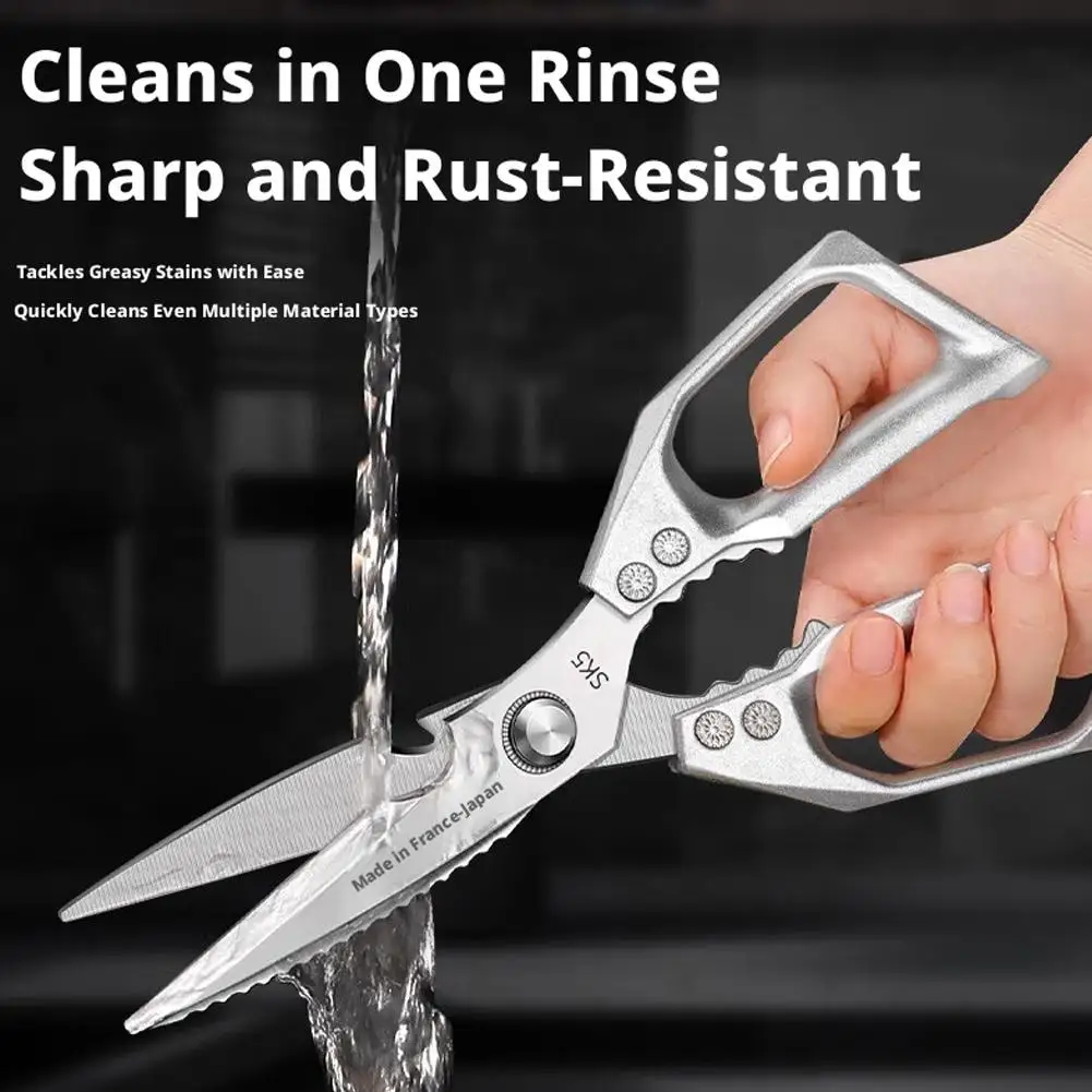 Sharp Stainless Steel Kitchen Scissors Poultry Shears Fish Bone Remover Multifunctional Meat Food Cutter Scissors For Kitchen
