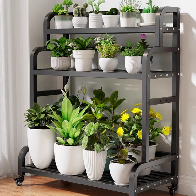 

Balcony flower pot frame outdoor courtyard new wrought iron