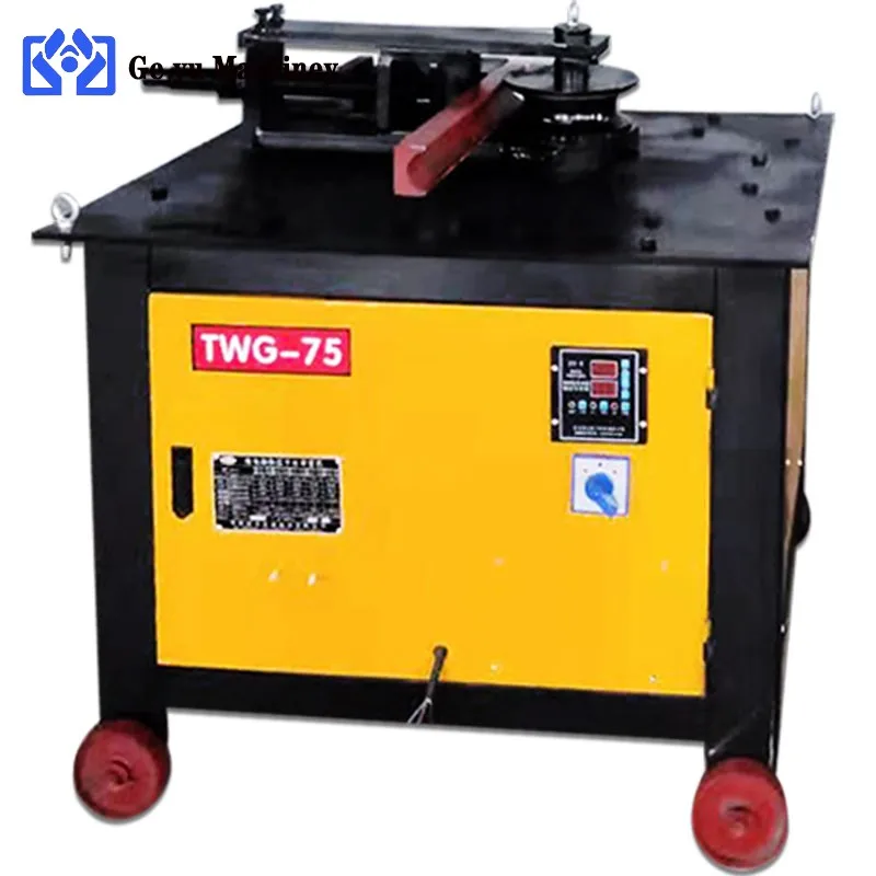 TWG38 Hydraulic Semi-Automatic Electric Steel Bar Tube Bender Square Pipe And Tube Bending Machine Pipe Bender