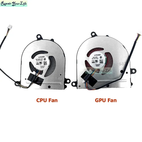 Ventiladores de refrigeración para ordenador portátil, Enfriador de GPU para MSI PE42 PS42 MS-14B1-16S1-16S3, MS14B2-CPU, moderno 8RC 8RA 8RB 8M, ventilador, radiador DC5V 0.5A