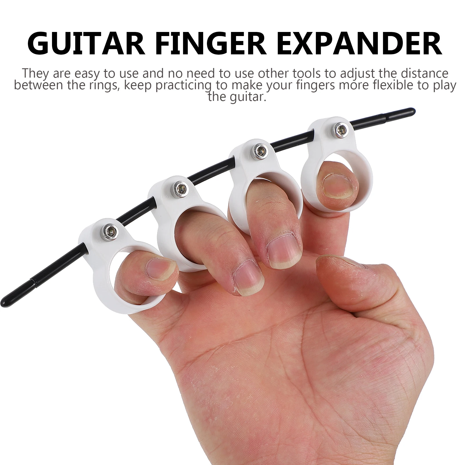 

2pcs Portable Guitar Expander For Beginners Smooth Edge Finger Expansion Tool Piano Ukulele Training Device Musical Instrument