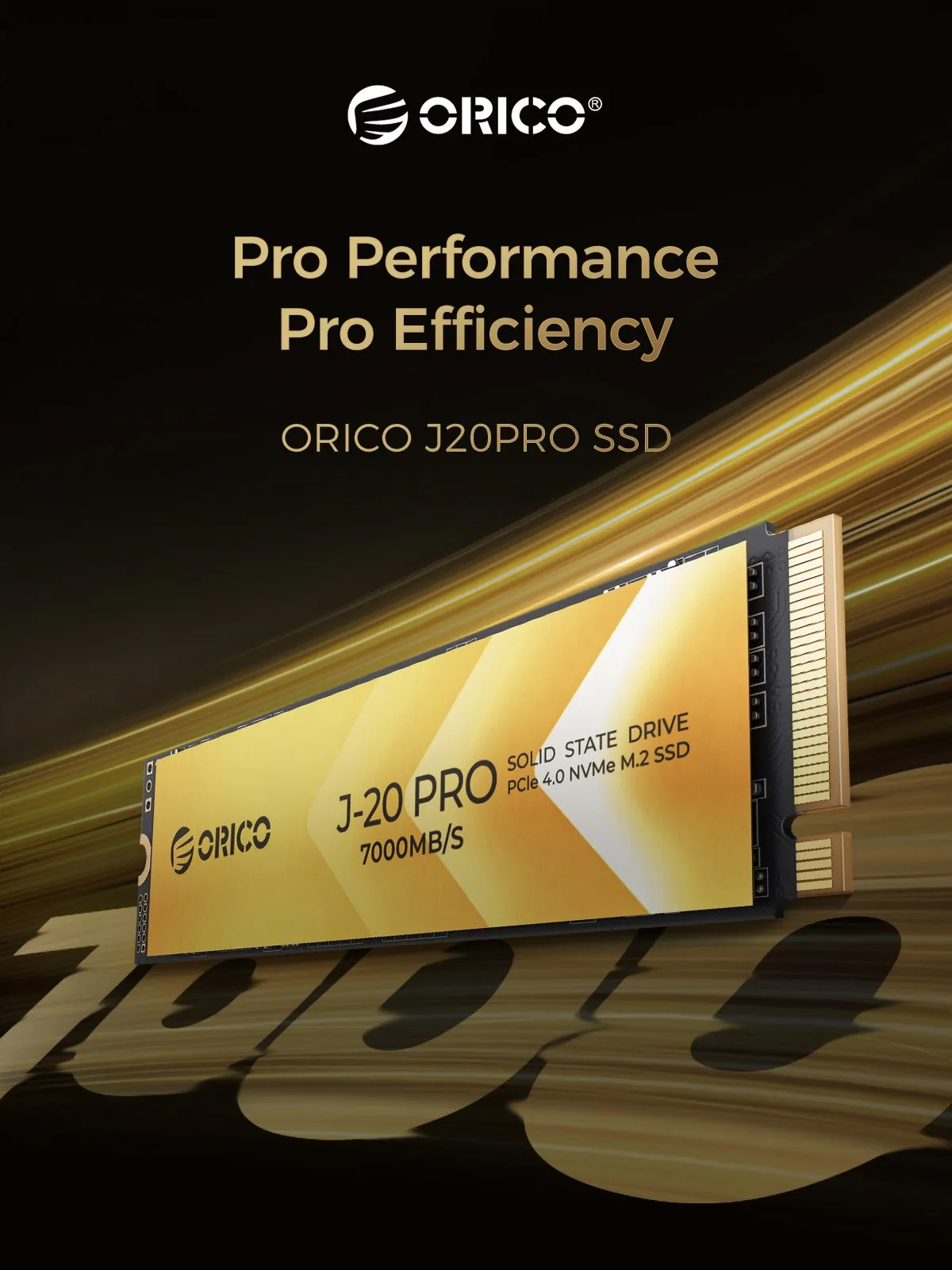 محرك أقراص صلب داخلي ، تصميم لمحرر الفيديو ، M.2 NVMe SSD ، J20PRO ، Mbps ، PCIe4.0 ، M Key