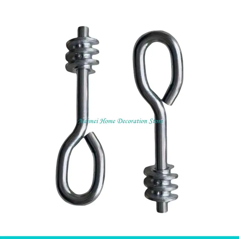 H7BF 2PCS AntiCorrosion Expansion Eye Bolts Eye Screws for Secure Outdoor Sunshade Mounting Awning Anchoring Accessories