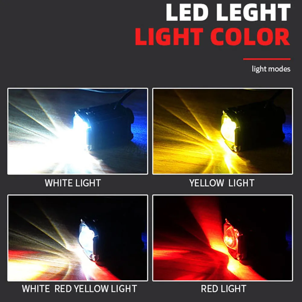 New Universal Motorcycles Headlight Fog Light Led Auxiliary Driving Lamp For BMW 1200GS R1250GS ADV F800GS K1600 Honda CRF1000L