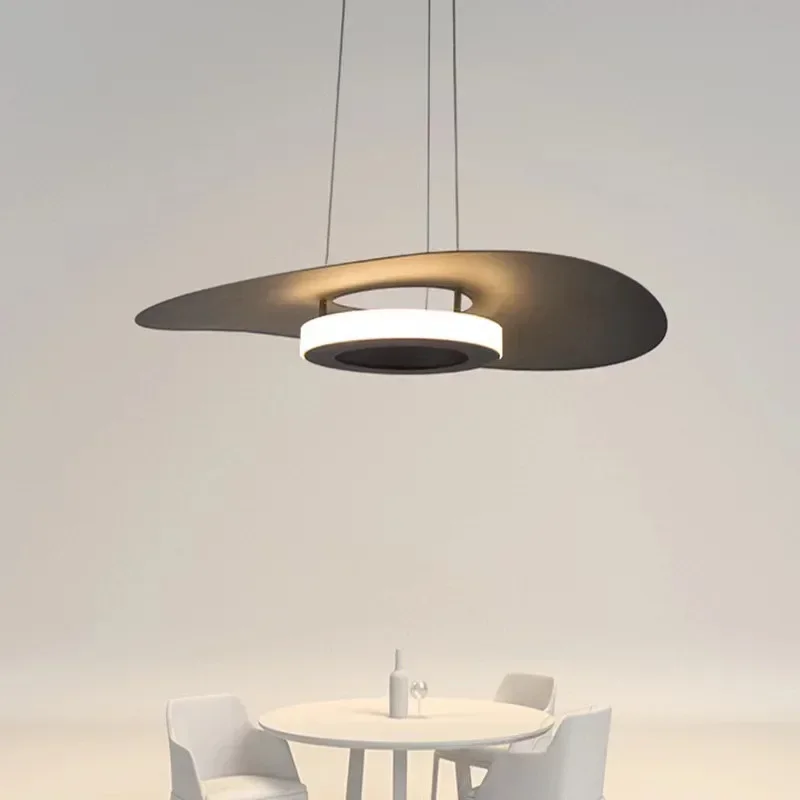 Modern Round Aluminum Led Pendant Light Living Dining Room Chandelier Lighting Home Decor Bedroom Kitchen Hanging Lamp Luminaire