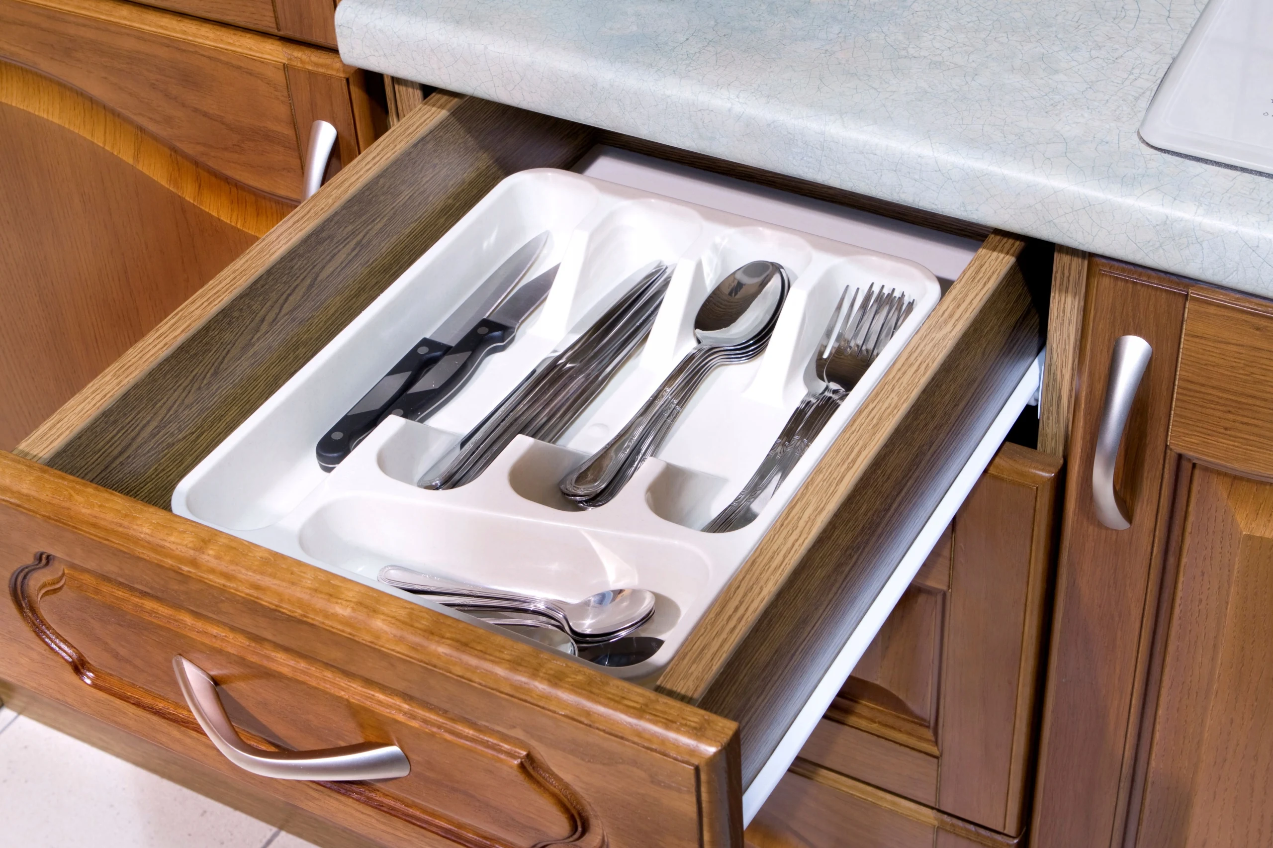 ملعقة طاولة فضة طبيعية للحساء ، فضة ، 3.