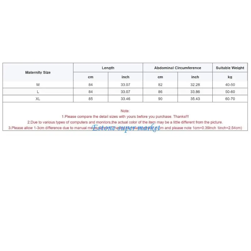 090B تنورة الأمومة الأنيقة مرونة الخصر الشتاء رايات ألف خط ملابس مريحة من القطن #6