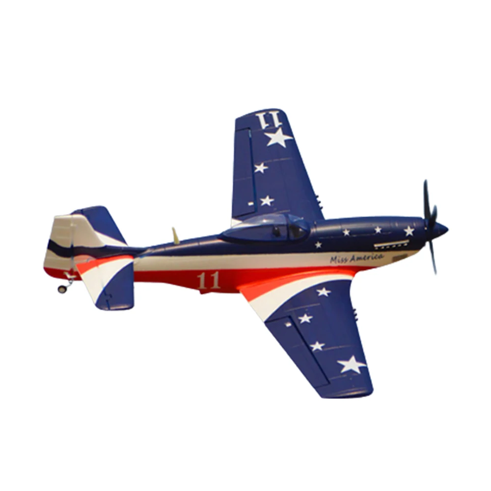 HOOKLL P51 Miss America 1200mm Apertura alare EPO RC Aereo Warbird Fighter KIT/PNP