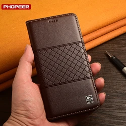 For Camon20 Spark 20 Pro Plus Tecno Camon 20 Pro 19 10c 8c Spark 10 C 20Pro+ Napa Genuine Leather Case Wallet book Flip Cover