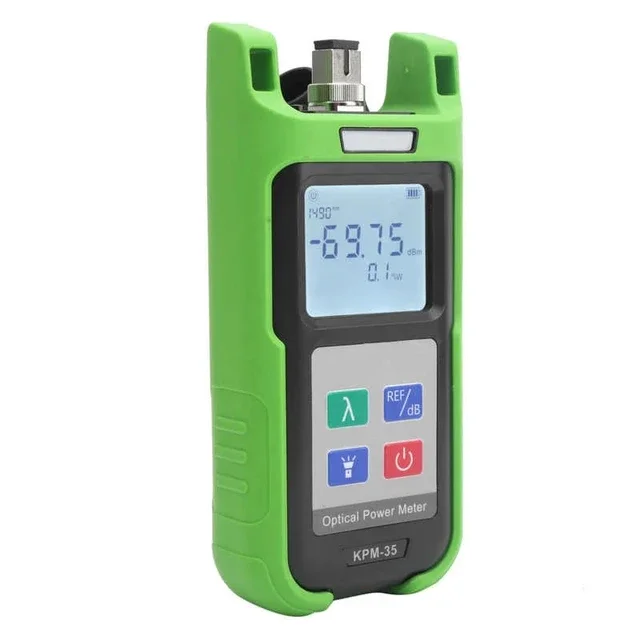 KomShine KPM-35 Fiber Optic Power Meter FTTH -70~+6dbm 7 Wavelengths Optical Cable Tester