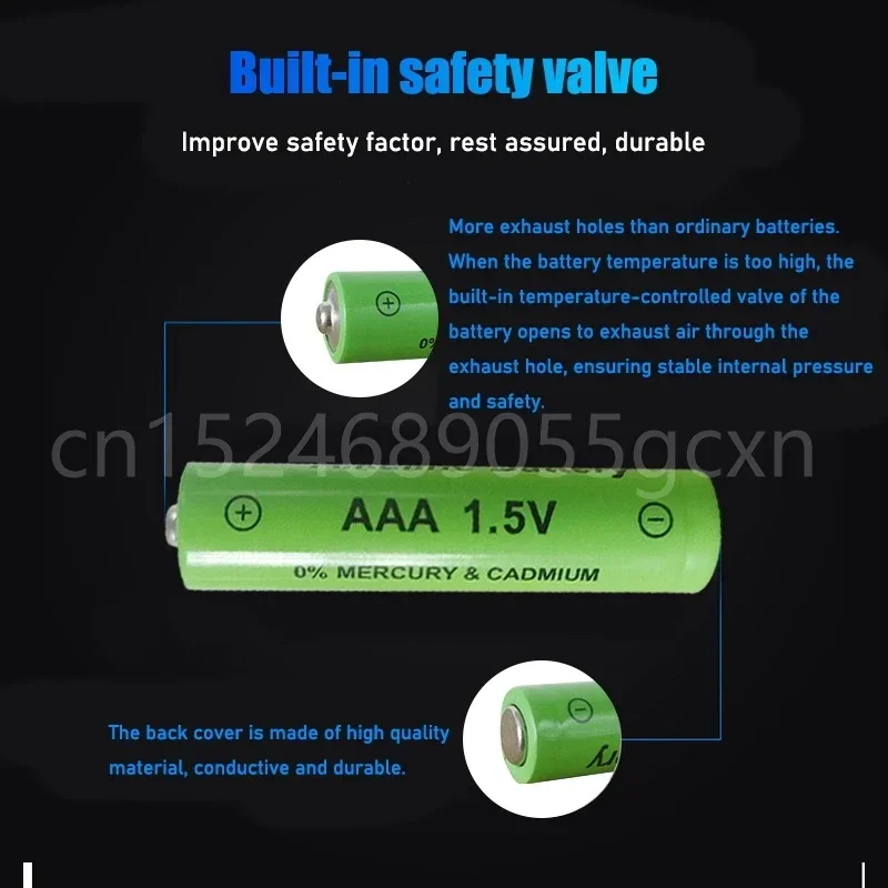 1.5V AA + AAA NI MH Rechargeable AA Battery AAA Alkaline 2100-3000mah for Torch Toys Clock MP3 Player Replace Ni-Mh Battery