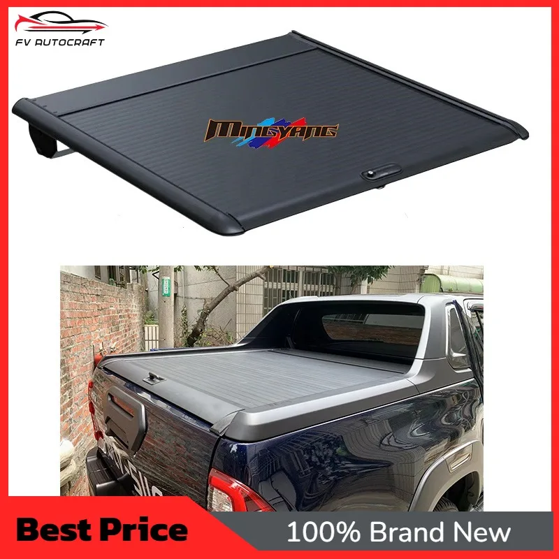 【2026】High Quality Aluminum Manual Roller Lid Cover 2015+ For Hilux Rocco Double Cab Tonneau Cover