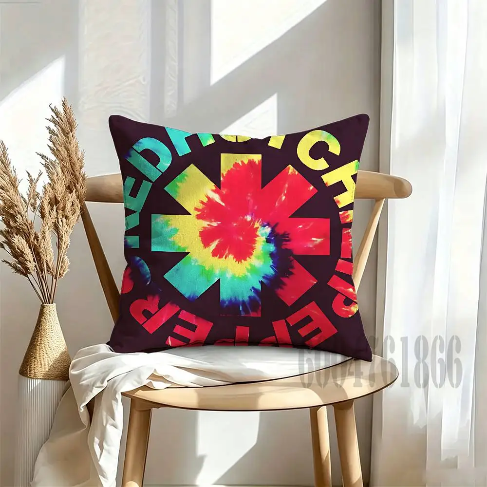 R-Red Hot C-Chili Peppers Anime Celebrity Merchandise All-Match Printed Pillow Case Sofa Car Office Room Decoration Protector