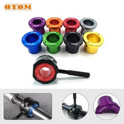 OTOM Motorcycle CNC Universal Front Shock Absorber Removal Fork Vise Tools Repair Clamp Wrench Configure Handlebar For KTM HONDA