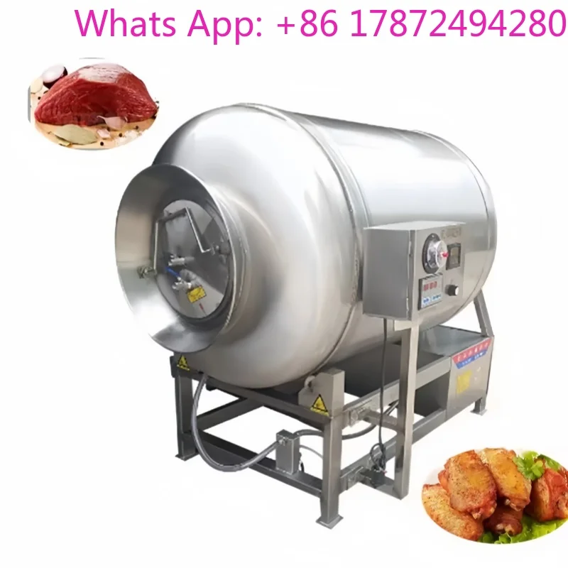 Tumbling Machine Chicken Food Meat Sausage Mixer Drum 100-2000L Vacuum Tumble Marinator Meat Marinating Tumbler Machine for Meat
