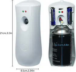 Air Freshener Aerosol Dispenser Fragrance Aerosol Spray Dispenser Car Household Wall-mounted Automatic Adjustable Aroma Diffuser