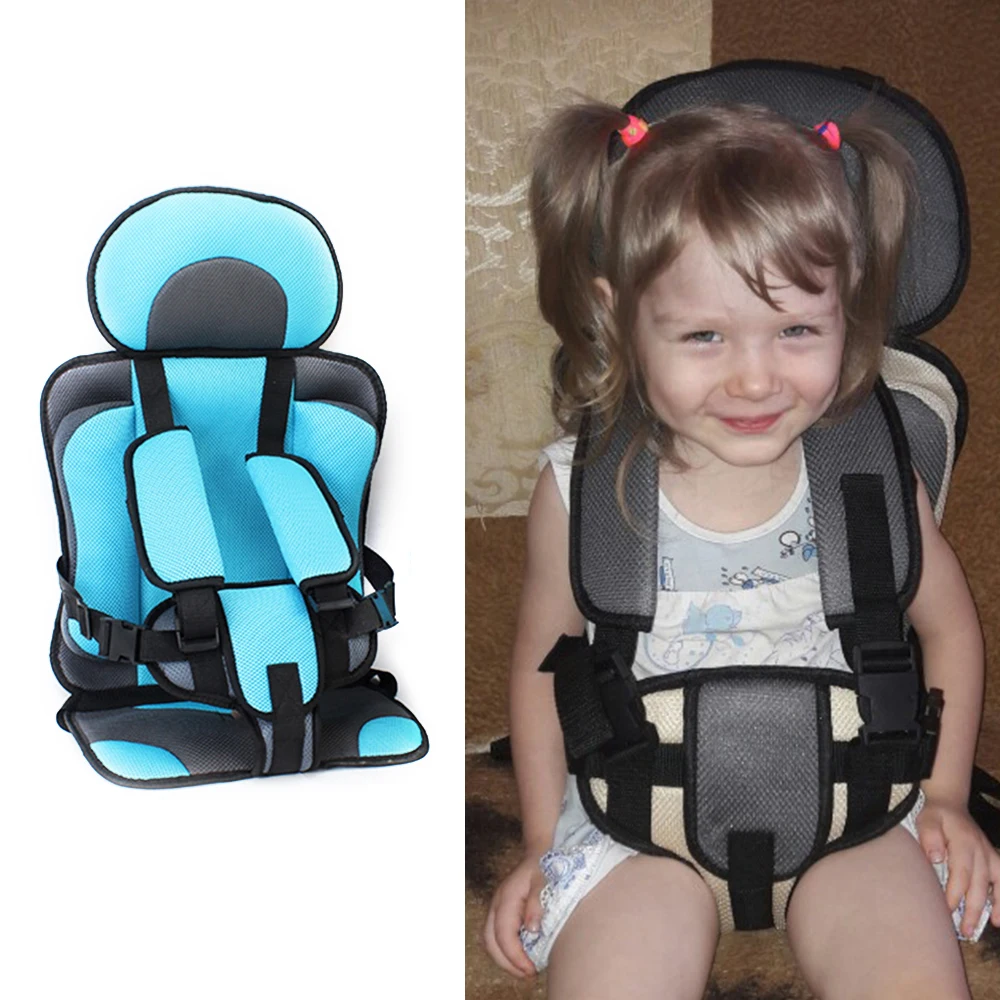 Child Safety Seat Mat for 6 Months To 12 Years Old Breathable Chairs Mats Baby Car Seat Cushion Adjustable Stroller Seat Pad